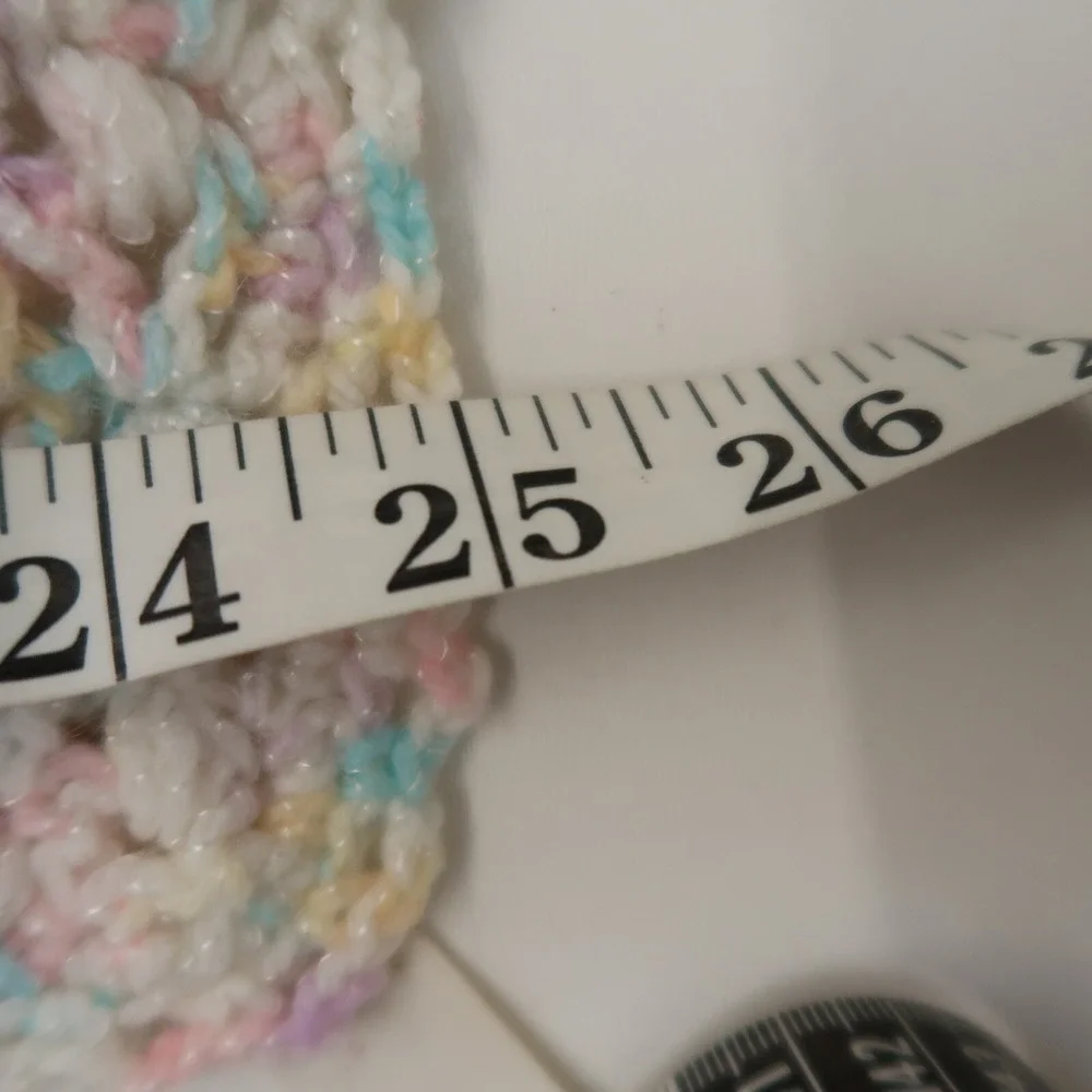 Homemade crocheted afghan baby blanket 25